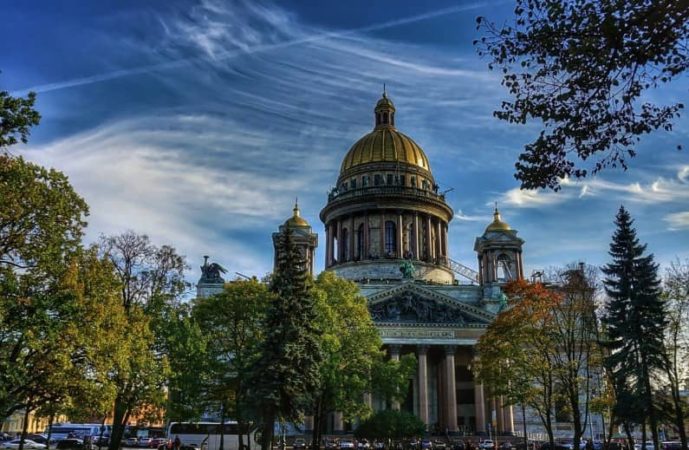 Исаакиевский собор вид главного входа