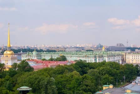 Исаакиевский собор вид с смотровой пладки